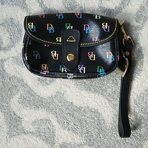 NWOT Dooney and Burke black clutch